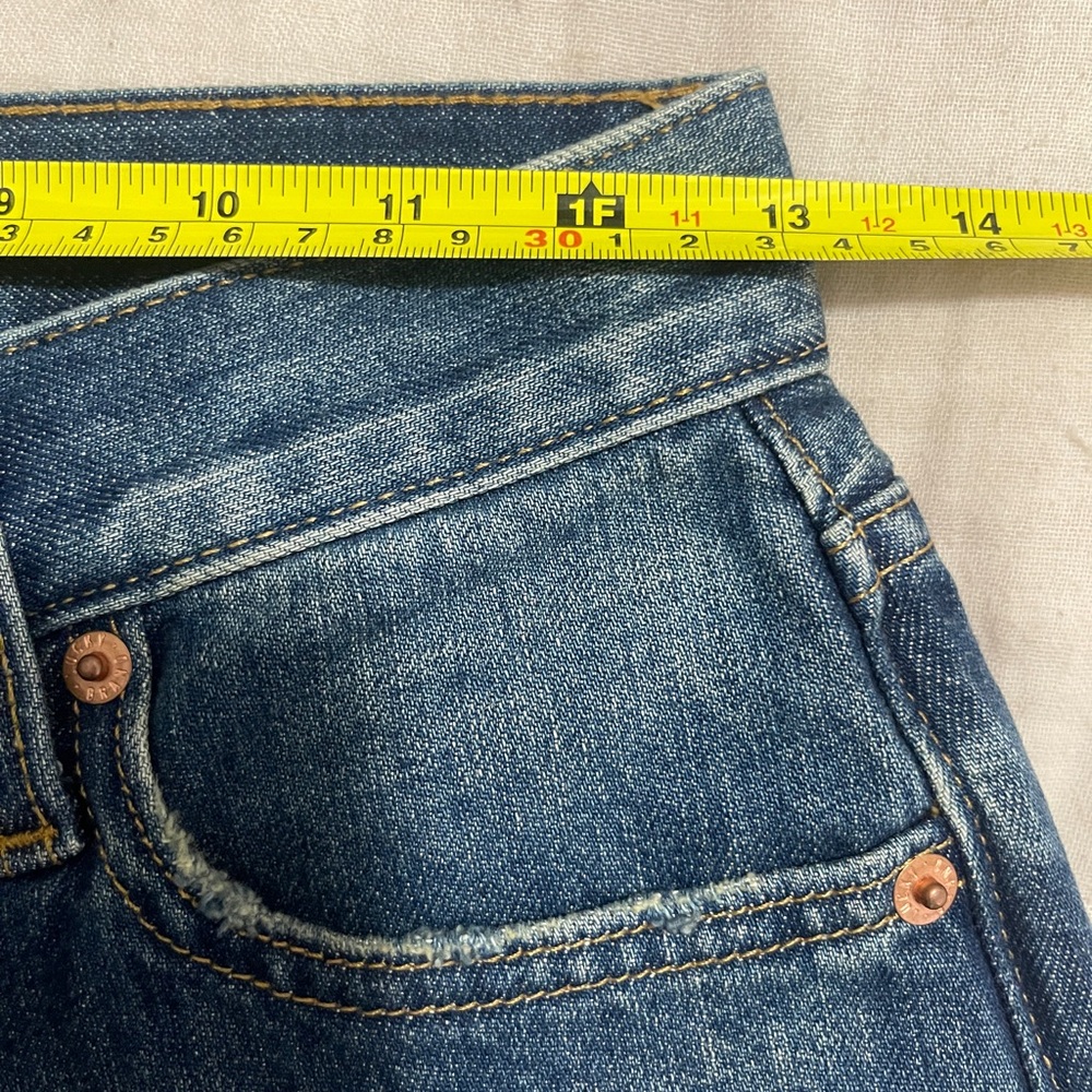 Lucky Brand Womens Jeans Size 0/25 A Blue Drew Mom High Rise Taper Denim Bottoms - Picture 12 of 14
